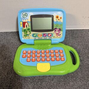 LeapFrog My Own Leaptop Kids Learning Laptop ABC Toy Green Blue Computer 2013